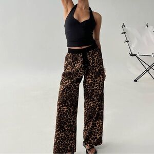 NWT leopard boxer pants